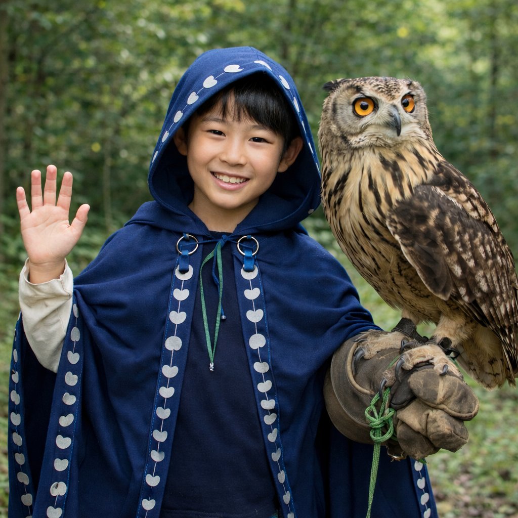 ふくろうと魔法使い